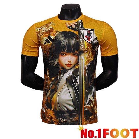Japan Soccer Jersey Special Edition Yellow 2025/2026