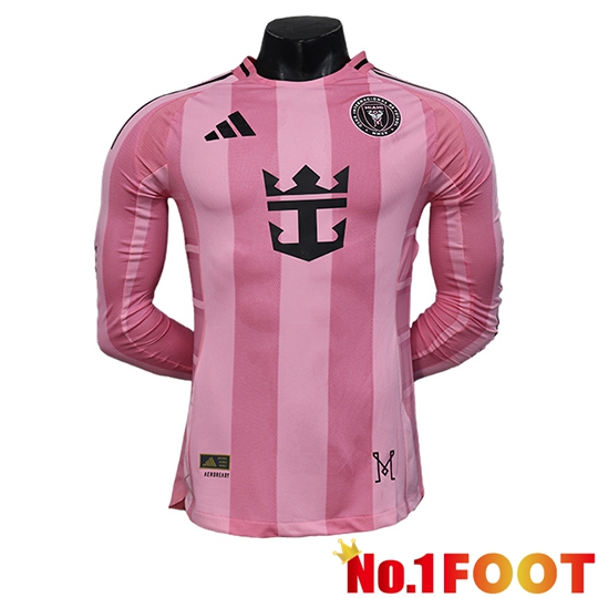 Inter Miami CF Long sleeve Home Soccer Jersey 2025/2026