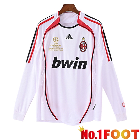 AC Milan Retro Away Soccer Jersey Long sleeve 2006/2007