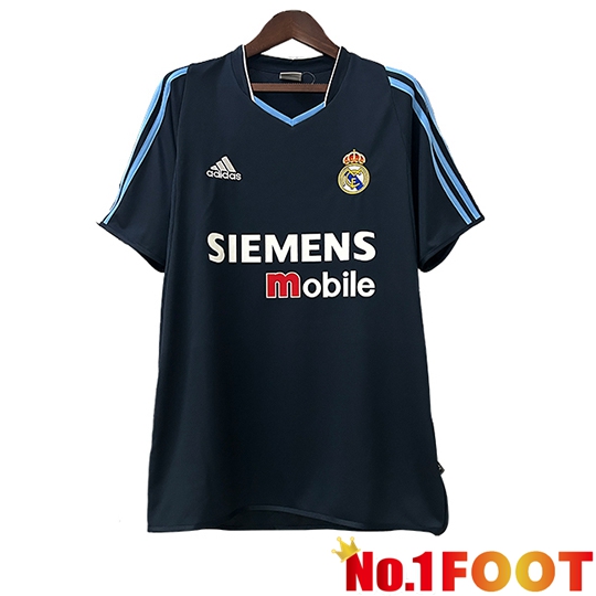 Real Madrid Retro Away Soccer Jersey 2003/2004
