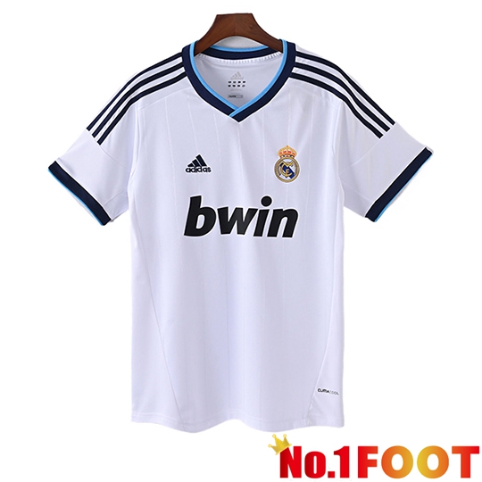 Real Madrid Retro Home Soccer Jersey 2012/2013