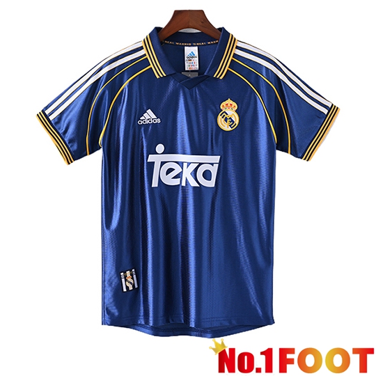 Real Madrid Retro Away Soccer Jersey 1998/2000