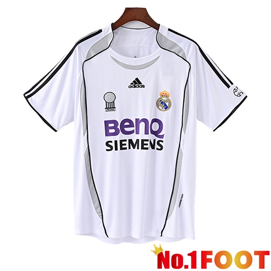 Real Madrid Retro Away Soccer Jersey 2006/2007