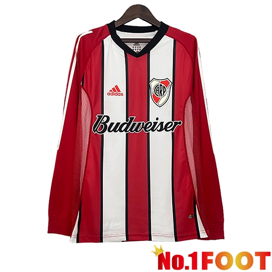River Plate Retro Long sleeve Away Soccer Jersey 2003/2004