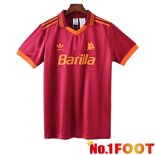 AS Rome Retro Home Soccer Jersey 1992/1994