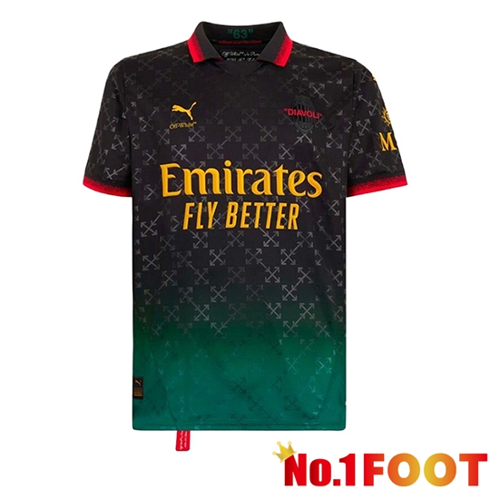 AC Milan Fourth Soccer Jersey Black 2024/2025