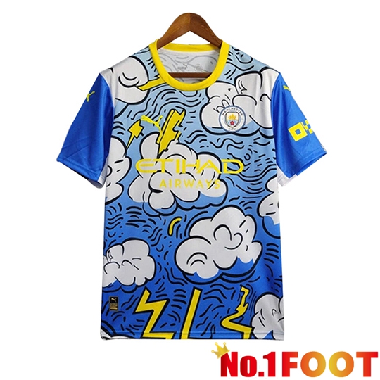 Manchester City Soccer Jersey Special Edition Blue 2025/2026