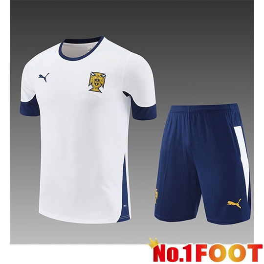 Portugal Kids kit Training T Shirt White/Blue 2025/2026