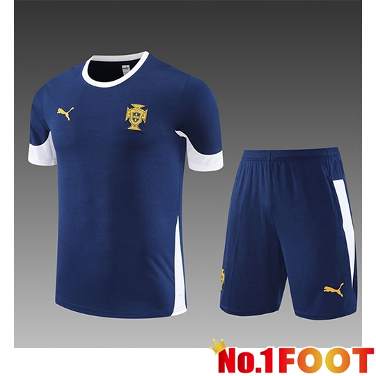 Portugal Kids kit Training T Shirt Blue Royal 2025/2026
