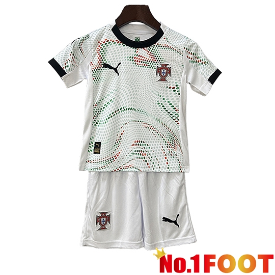 Portugal Kids Away Soccer Jersey 2025/2026