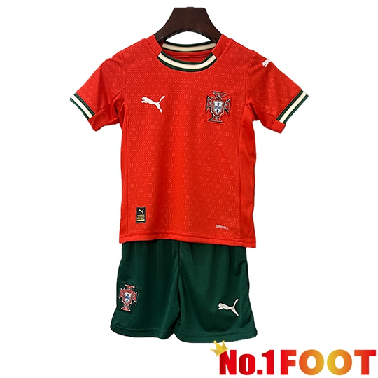 Portugal Kids Home Soccer Jersey 2025/2026