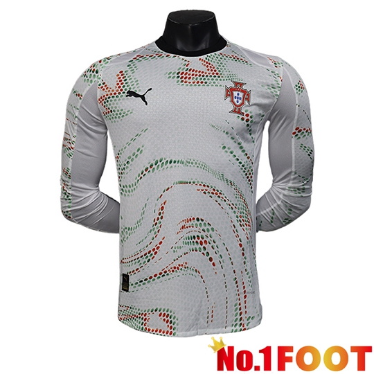 Portugal Long sleeve Away Soccer Jersey 2025/2026