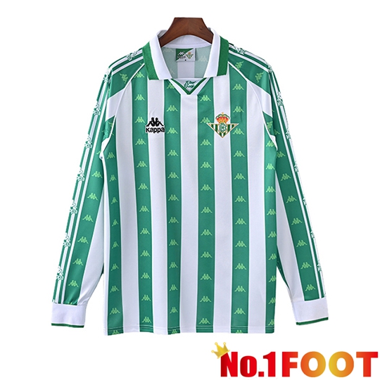 Real Betis Retro Home Soccer Jersey Long sleeve 1991/1993