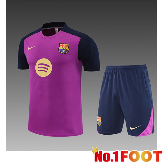 FC Barcelona Kids kit Training T Shirt Purple 2025/2026