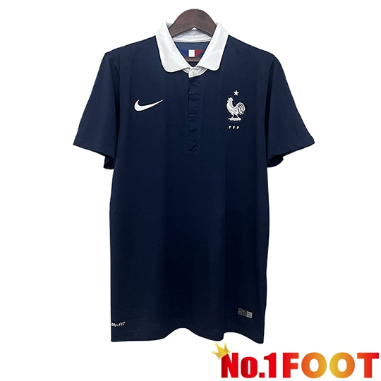 France Retro Home Soccer Jersey 2014