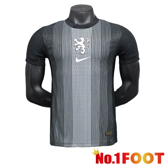 Netherlands Goalkeeper Soccer Jersey Black 2025/2026