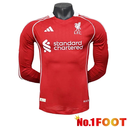 FC Liverpool Home Soccer Jersey Long sleeve Leaked Version 2025/2026