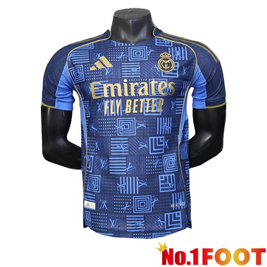 Real Madrid Soccer Jersey Special Edition Blue Marine 2025/2026