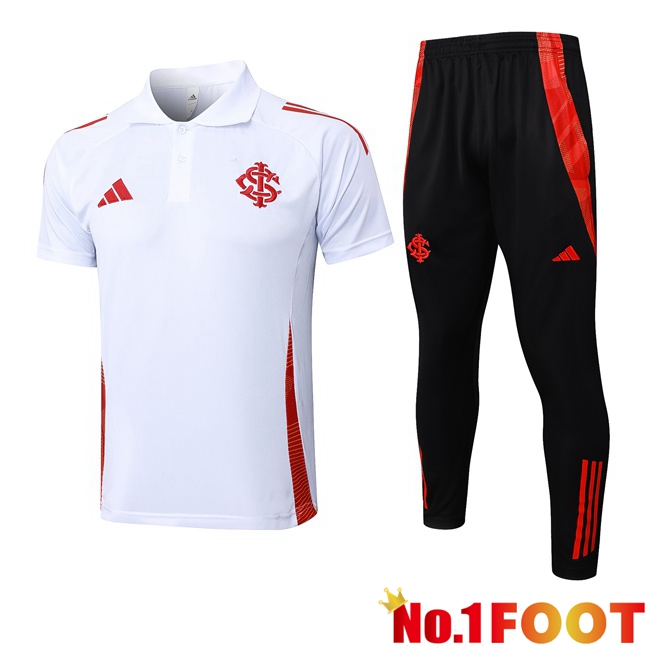 SC Internacional Soccer Polo + Training Pants White 2025/2026