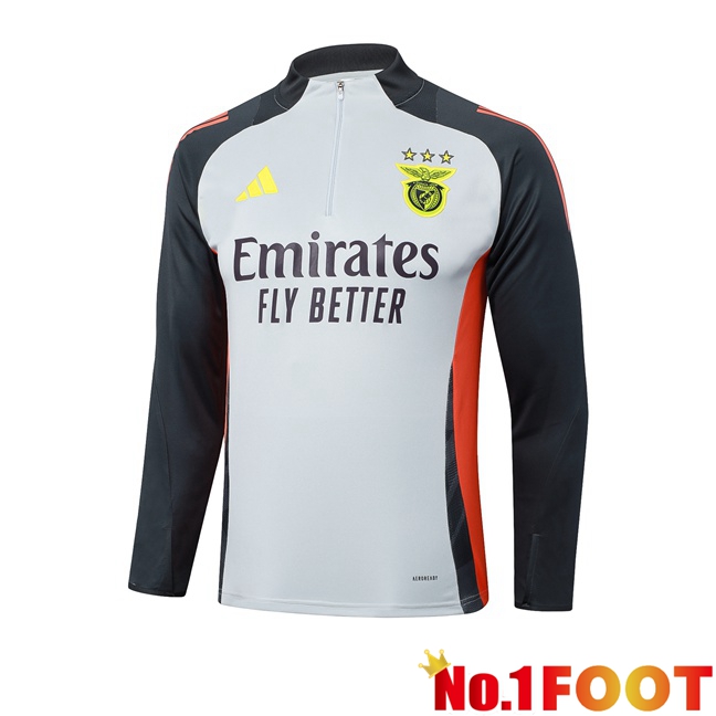 S.L Benfica Training Sweatshirt Grey 2025/2026