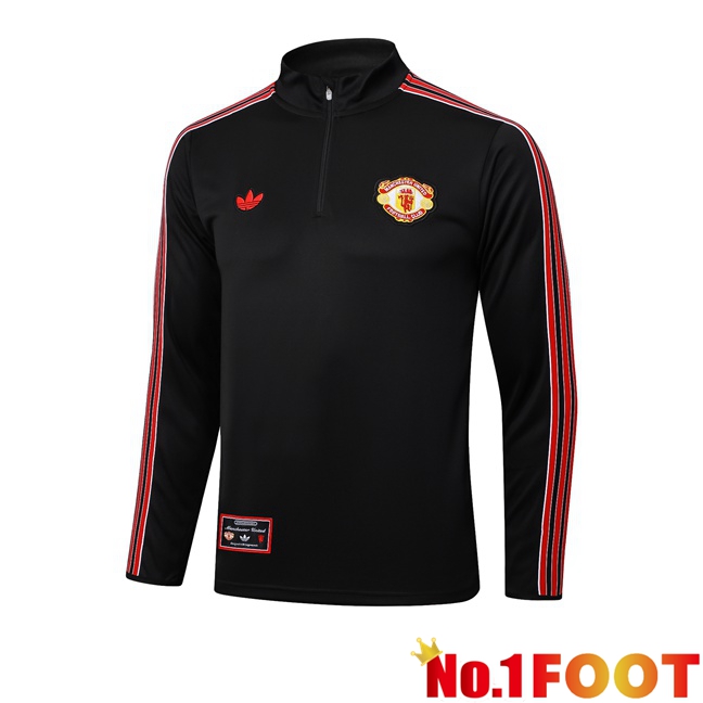 Manchester United Training Sweatshirt Black 2025/2026