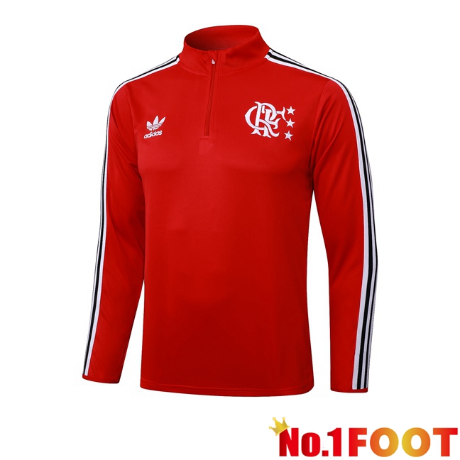 Flamengo Training Sweatshirt Red 2025/2026