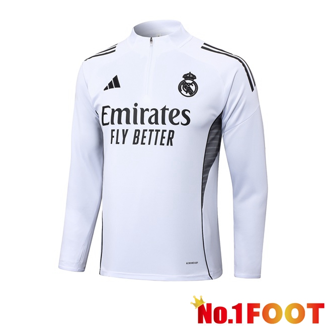 Real Madrid Training Sweatshirt White 2025/2026