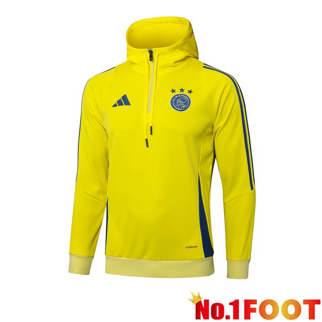 AFC Ajax Training Sweatshirt Hoodie Yellow 2025/2026