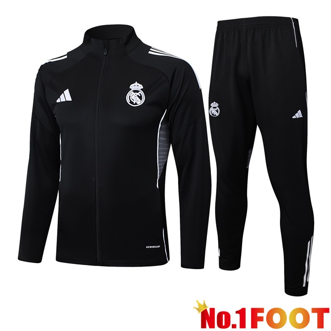 Real Madrid kit Training Jacket Suit Black 2025/2026