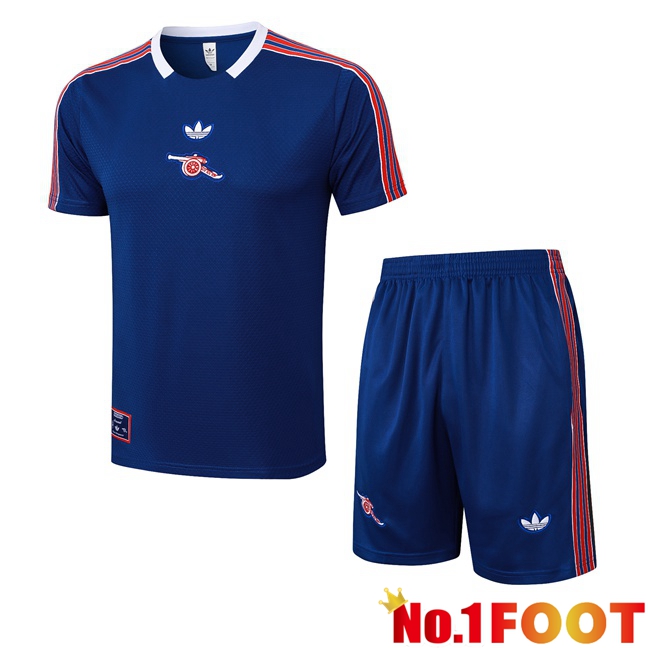 Arsenal kit Training T Shirt + Shorts Blue 2025/2026