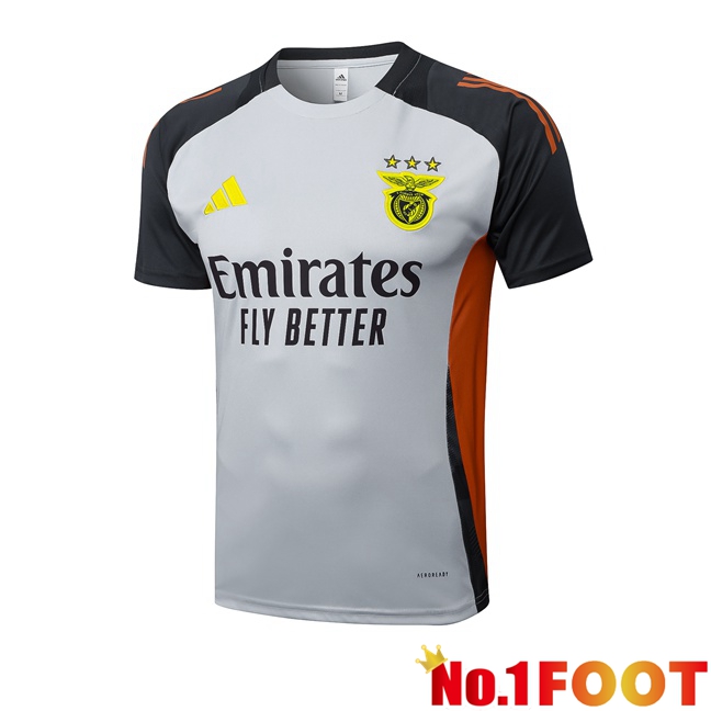 S.L Benfica Training T Shirt Grey 2025/2026