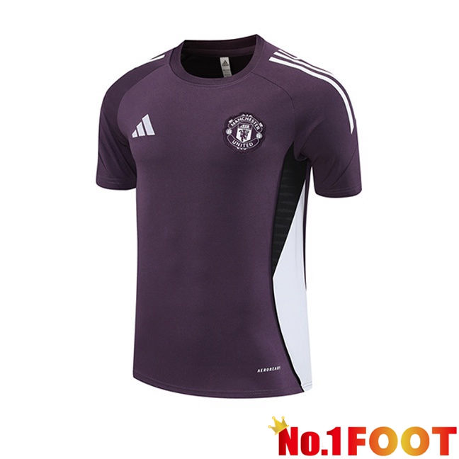 Manchester United Training T Shirt Purple 2025/2026