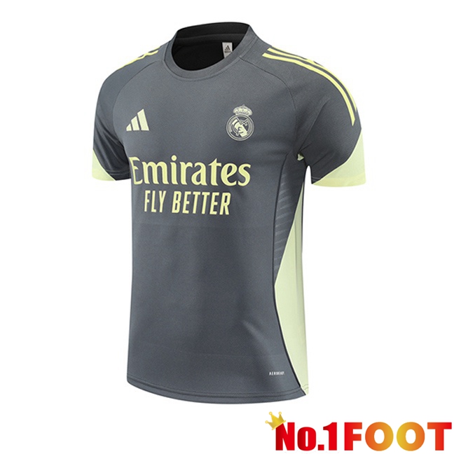 Real Madrid Training T Shirt Grey 2025/2026