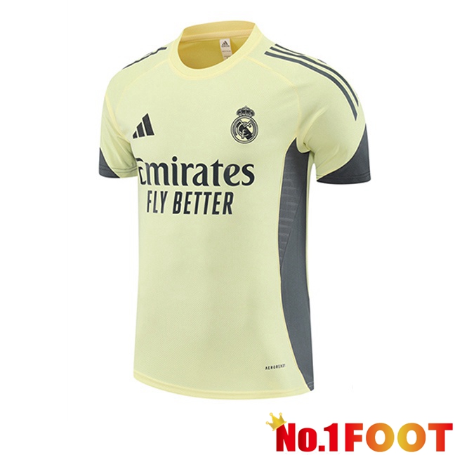 Real Madrid Training T Shirt Yellow 2025/2026