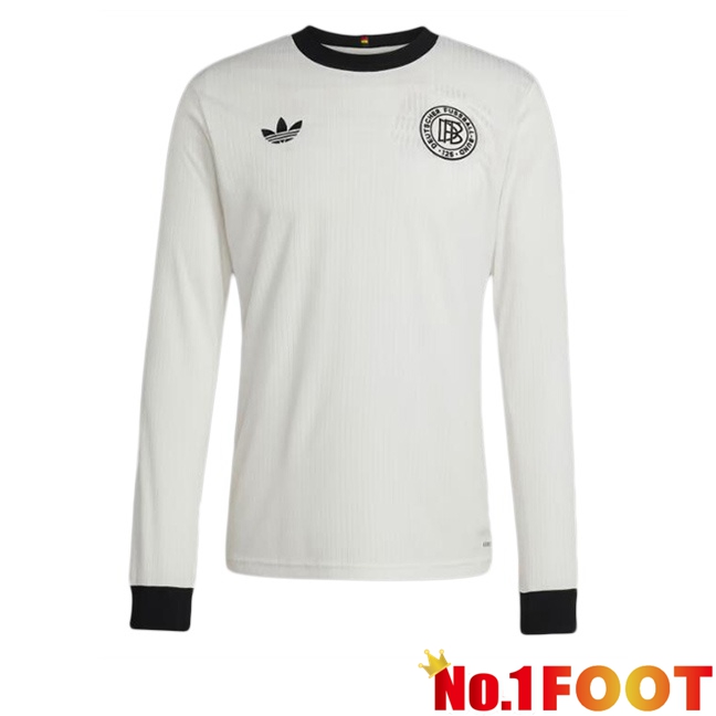 Germany Soccer Jersey 125th Anniversary Edition Long sleeve White 2025/2026