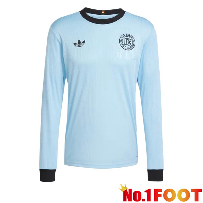 Germany Soccer Jersey 125th Anniversary Edition Long sleeve Blue 2025/2026