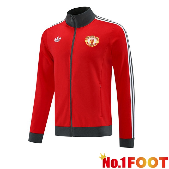 Manchester United Training Jacket Red 2025/2026