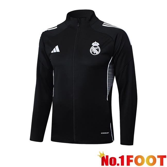 Real Madrid Training Jacket Black 2025/2026