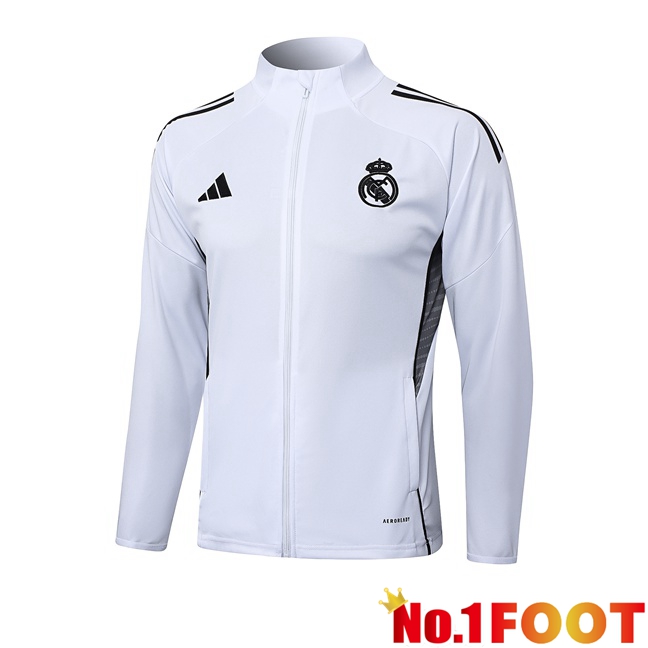 Real Madrid Training Jacket White 2025/2026