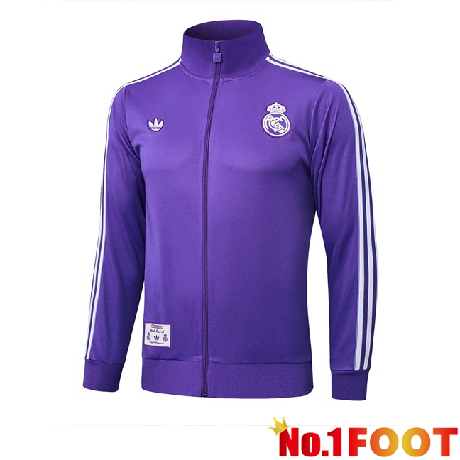 Real Madrid Training Jacket Purple 2025/2026