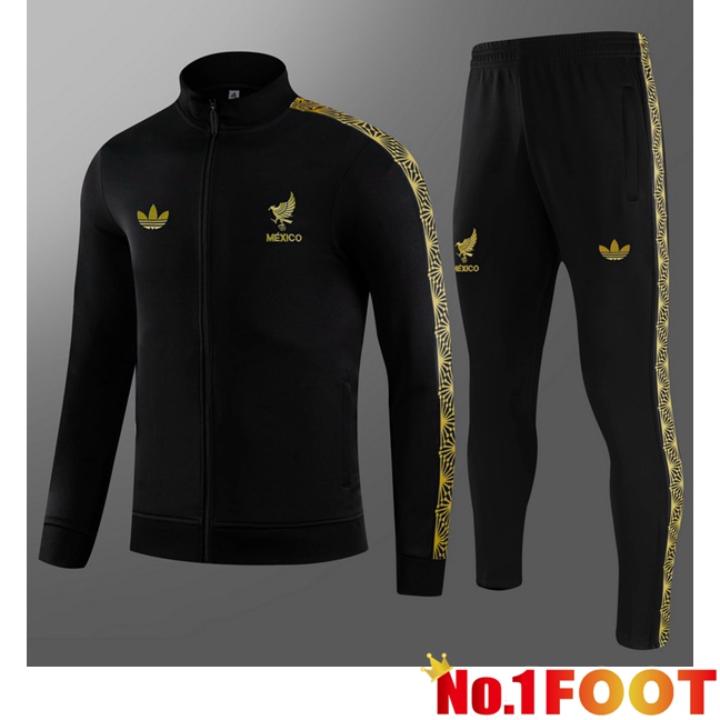 Mexico Kids kit Training Jacket Suit Black 2025/2026