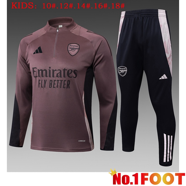 Arsenal Kids kit Training Tracksuit Purple 2025/2026