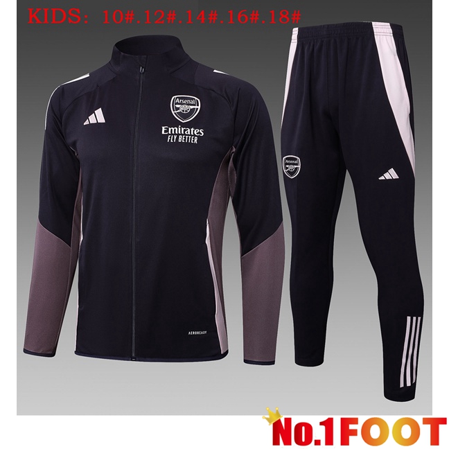 Arsenal Kids kit Training Jacket Suit Purple 2025/2026
