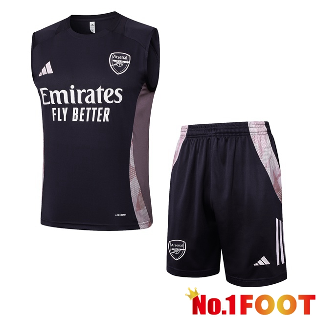 Arsenal Gilet Soccer + Shorts Grey 2025/2026