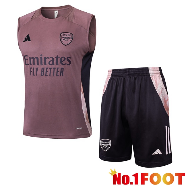 Arsenal Gilet Soccer + Shorts Purple 2025/2026