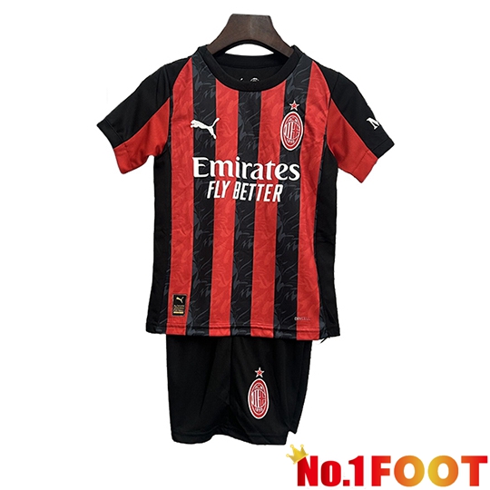 AC Milan Kids Home Soccer Jersey 2025/2026