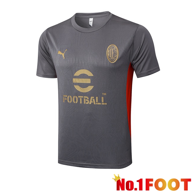AC Milan Training T Shirt Grey 2025/2026