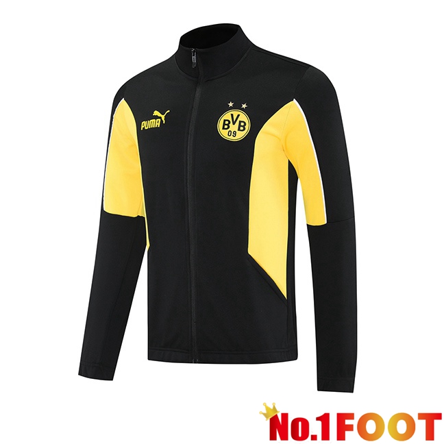 Dortmund BVB Training Jacket Yellow Black 2025/2026