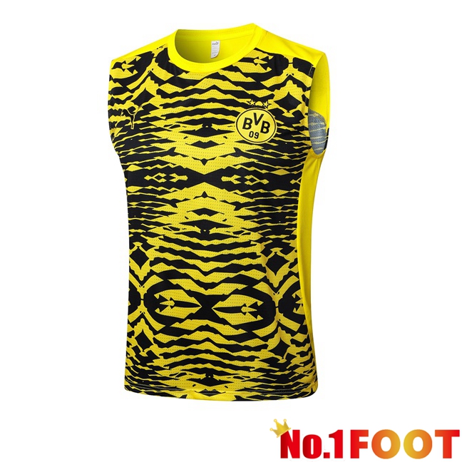 Dortmund BVB Gilet Soccer Yellow Black 2025/2026