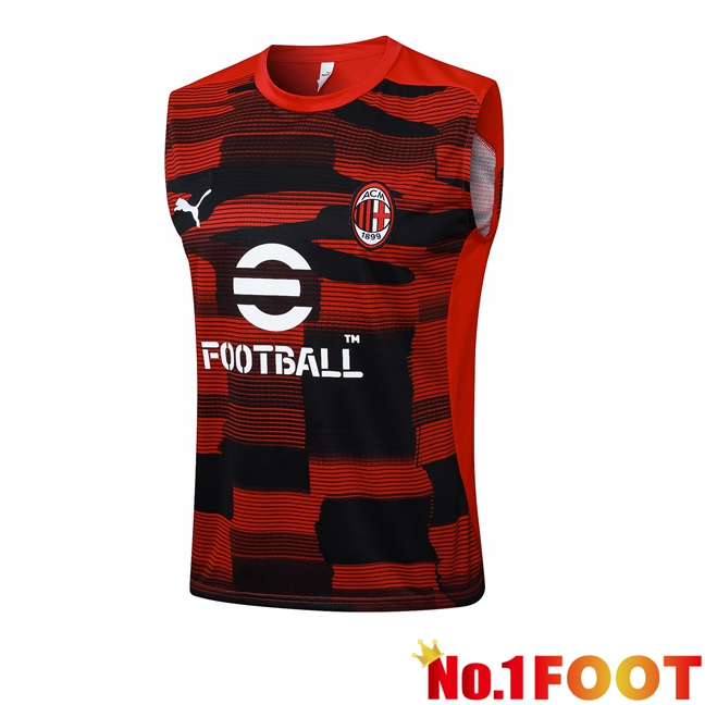 AC Milan Gilet Soccer Red 2025/2026